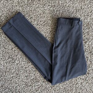 Joseph Abboud Wool Dress Pants Gray Flat Front Size 30 Regular EUC